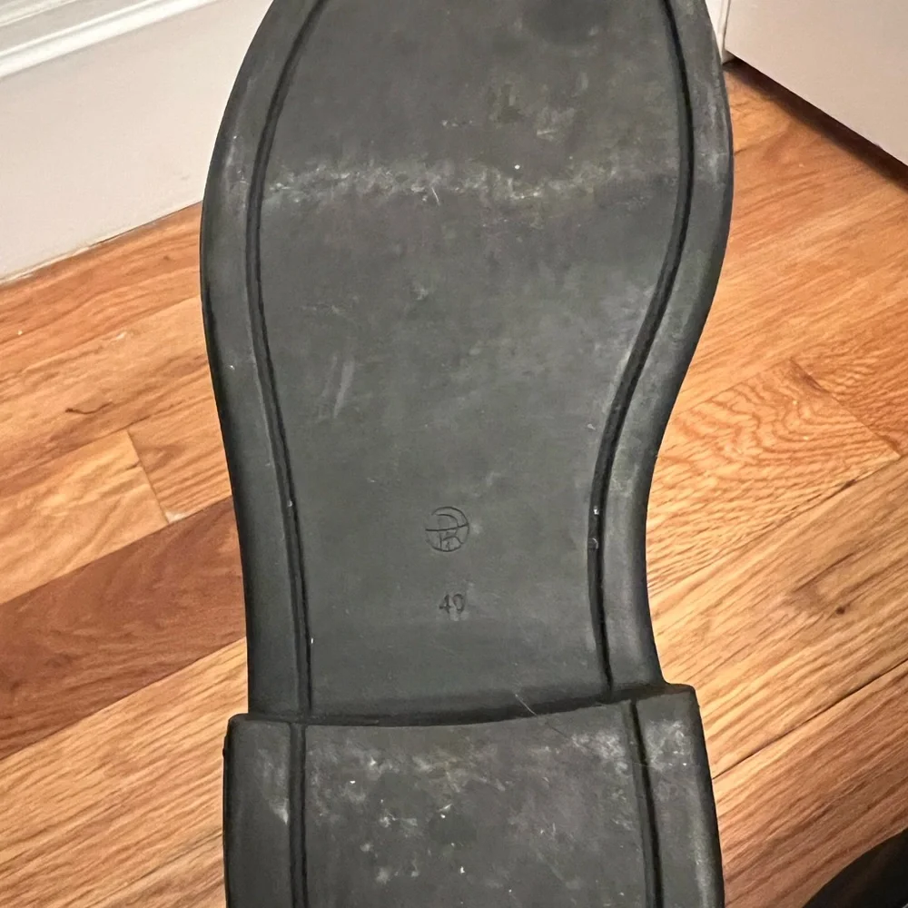 The Row Zipped Boots in Black Leather - Picture 8 of 8